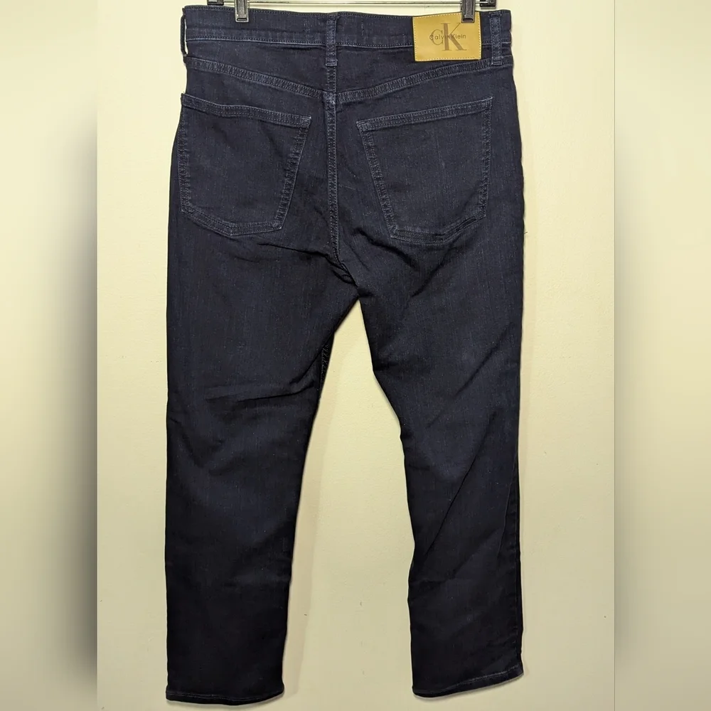 Calvin Klein Straight Leg Jeans Dark Wash Stretch Men's Size 32x30
